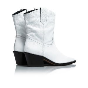 l'intervalle White Cowboy Boots - Texas Style